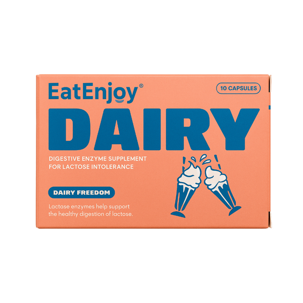 EatEnjoy Dairy Digestive Enzyme Supplement | 10 capsules