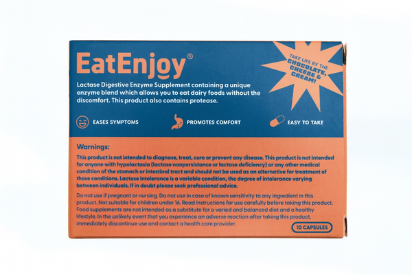 EatEnjoy Dairy Digestive Enzyme Supplement | 10 capsules